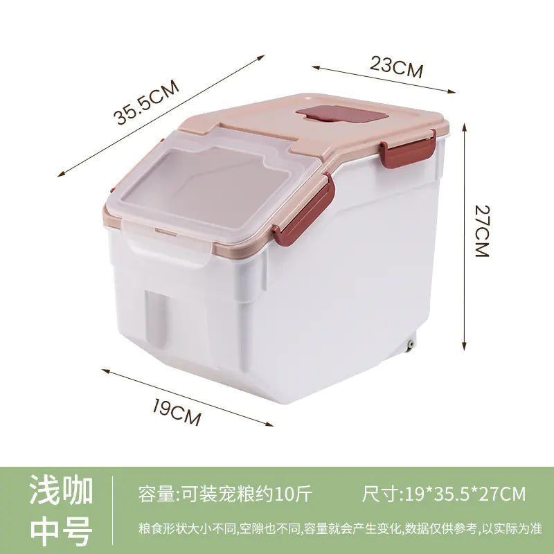 30L Cat Food Storage Bin - Moisture and Insect Proof