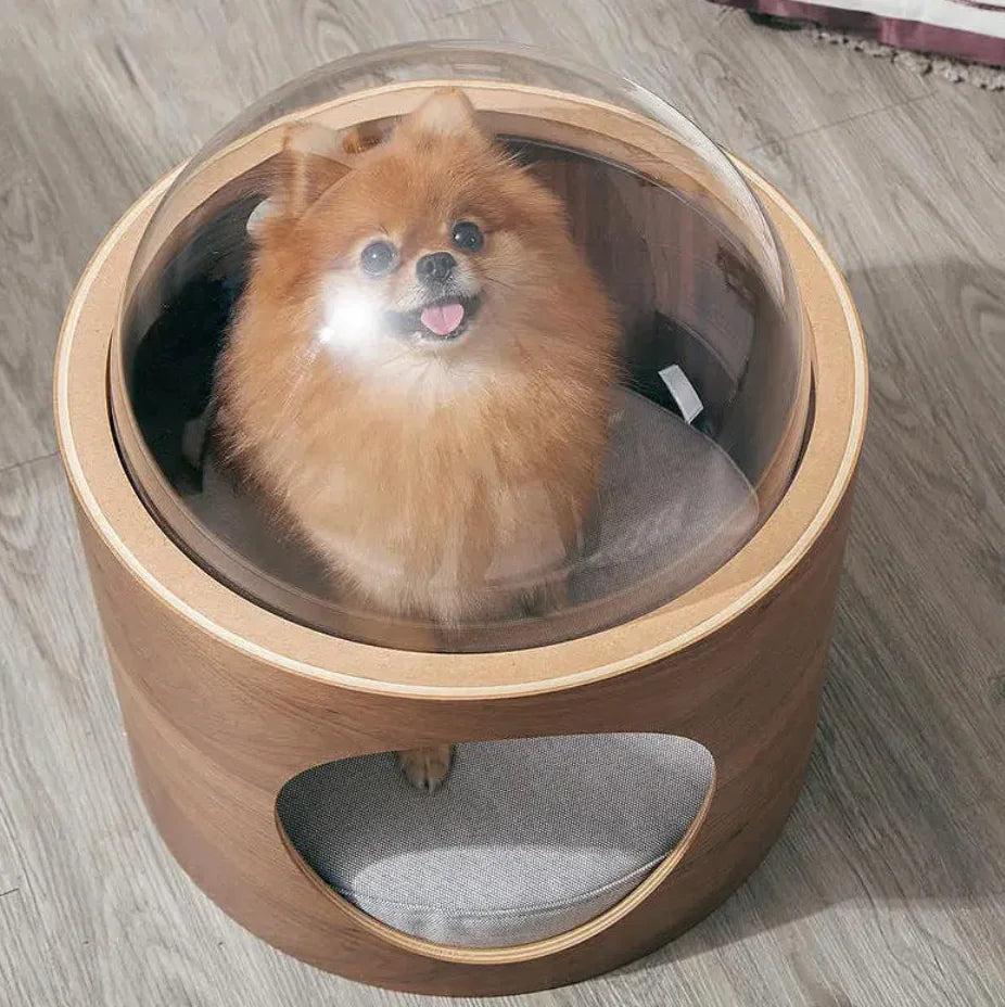 Clear Dome Pet Bed
