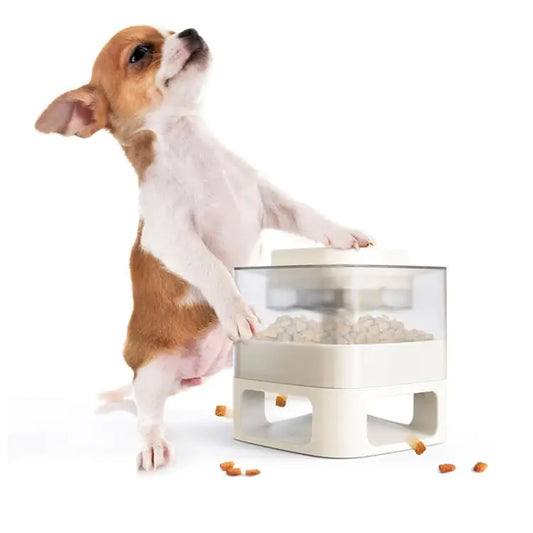 Dog Food Feeder and Catapult Educational Pet Toy