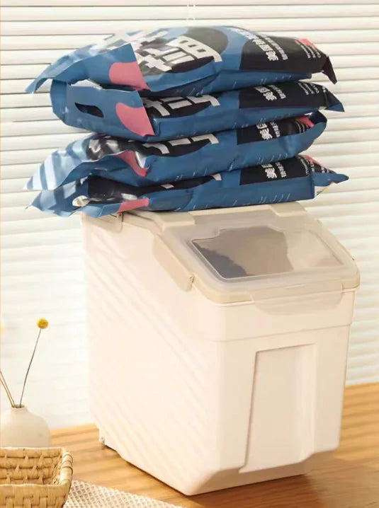 30L Cat Food Storage Bin - Moisture and Insect Proof