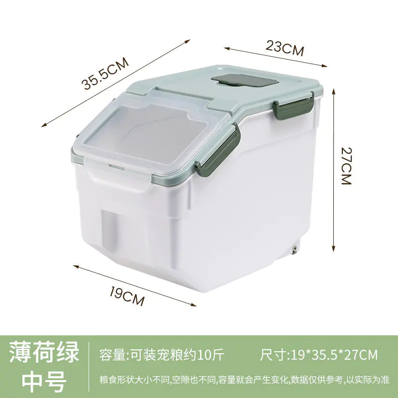 30L Cat Food Storage Bin - Moisture and Insect Proof